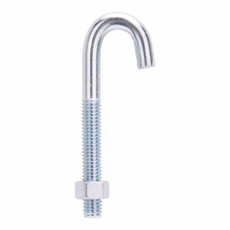 PROSOURCE Bolt J-Hook 3/8X3-3/4In Zinc LR321